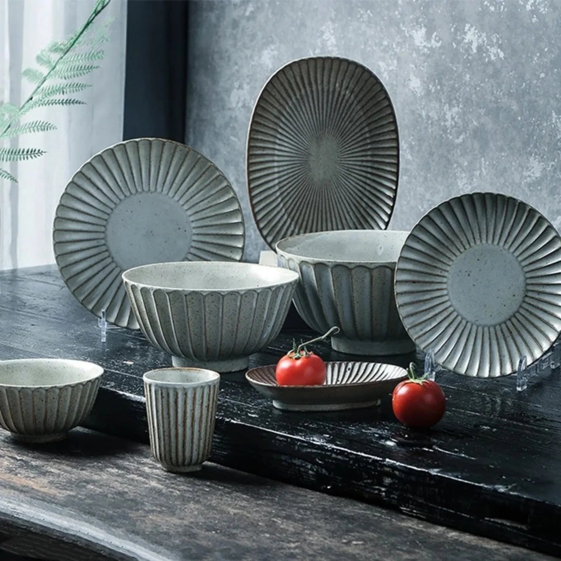 Alba Ceramic Dinner Set - Image 2