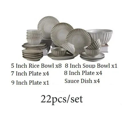 Alba Ceramic Dinner Set - Image 6