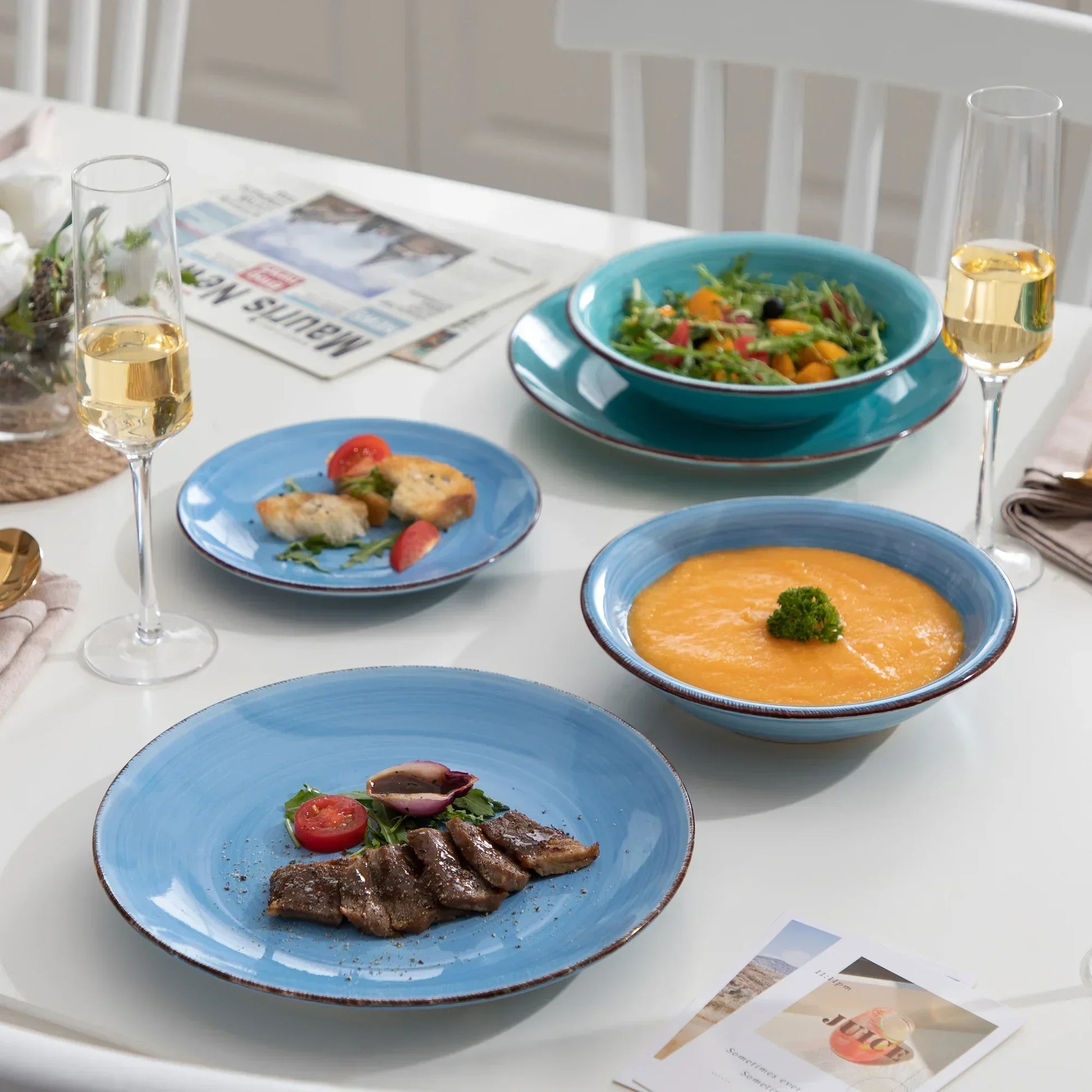 Azzurra Dinner Plate Set - Image 2