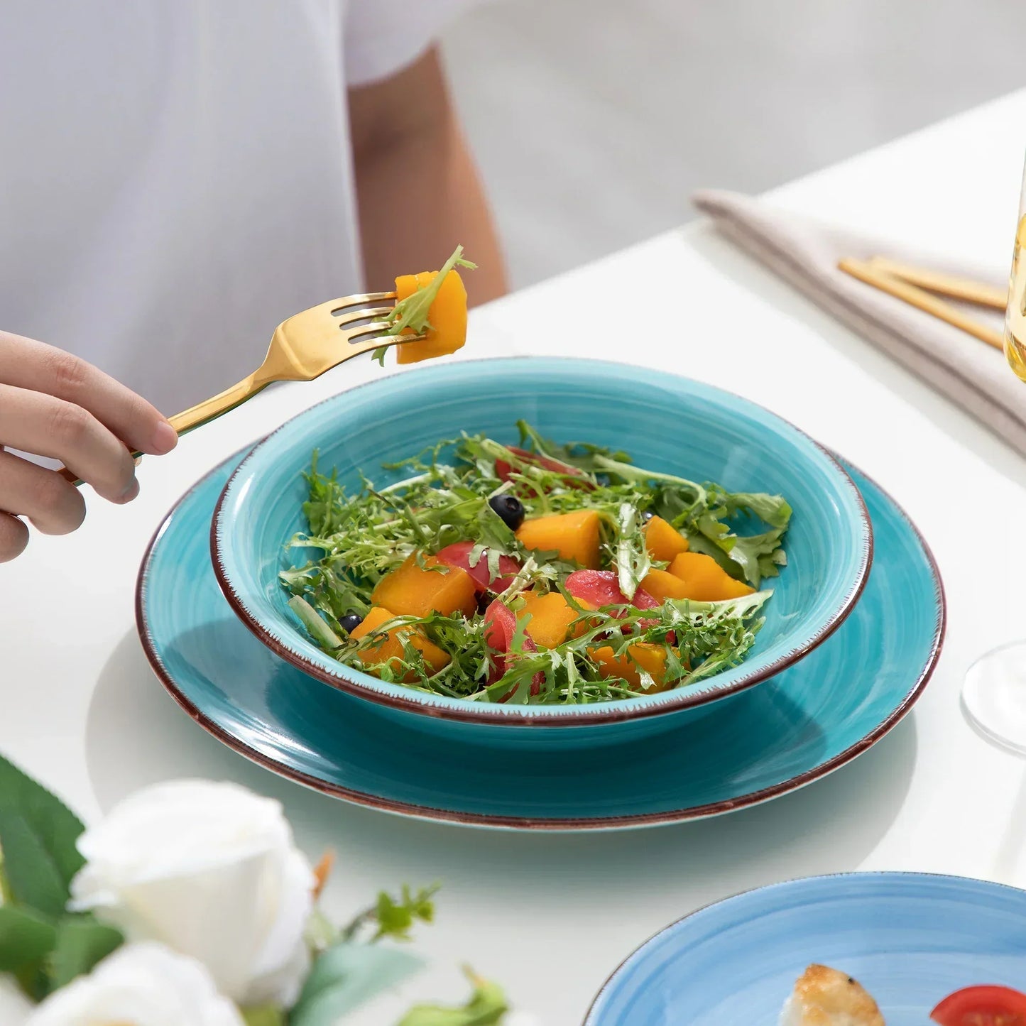Azzurra Dinner Plate Set - Image 4