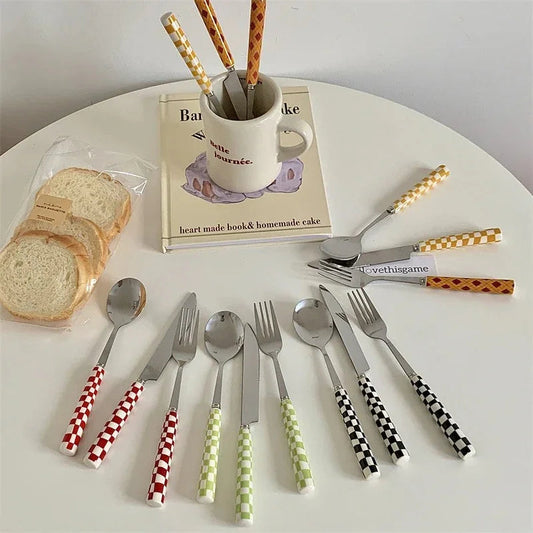 Celeste Dessert Cutlery Set