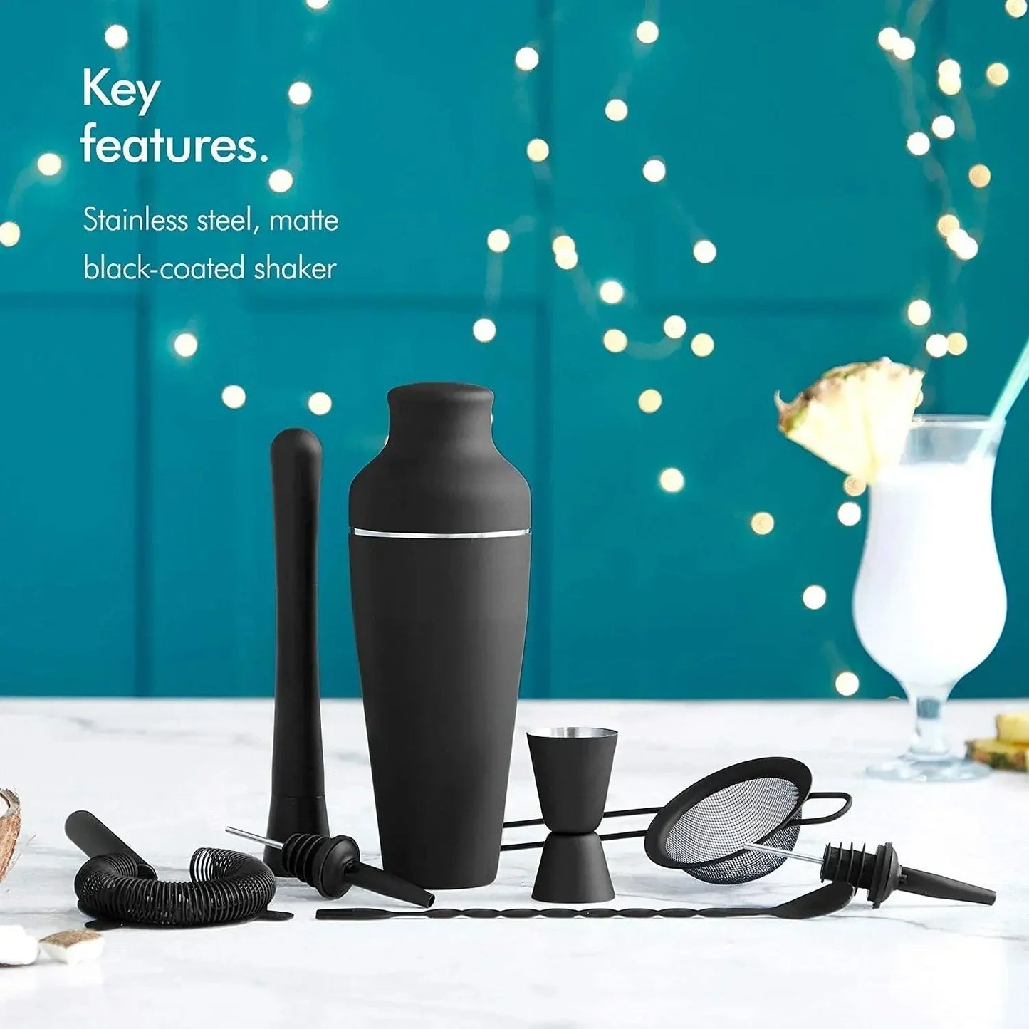 Emerald Cocktail Shaker Set - Image 2