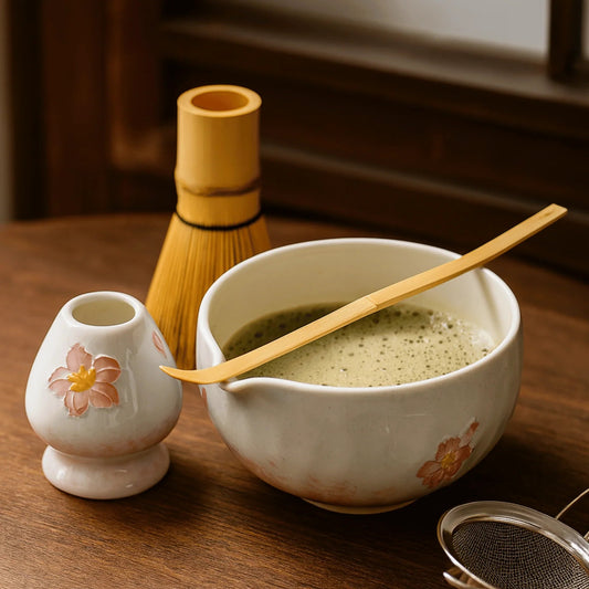 Hanami 5-Piece Cherry Blossom Matcha Kit