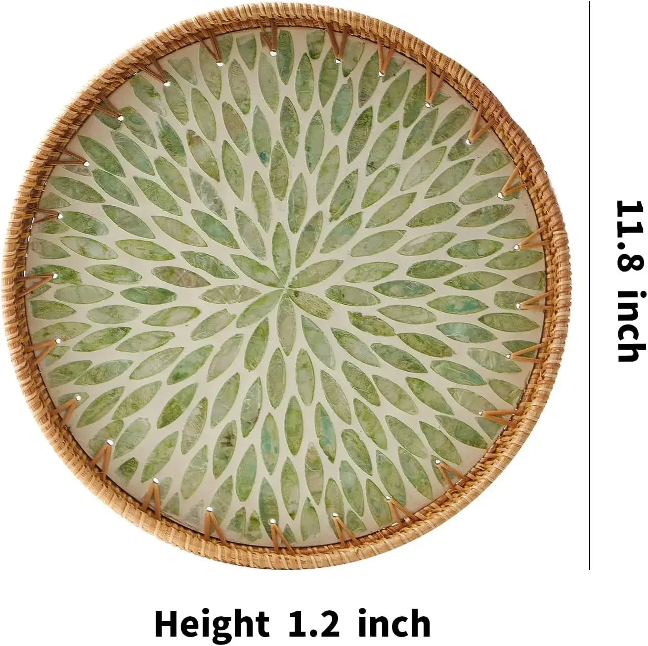 Ingrid Rattan Serving Tray - Image 11