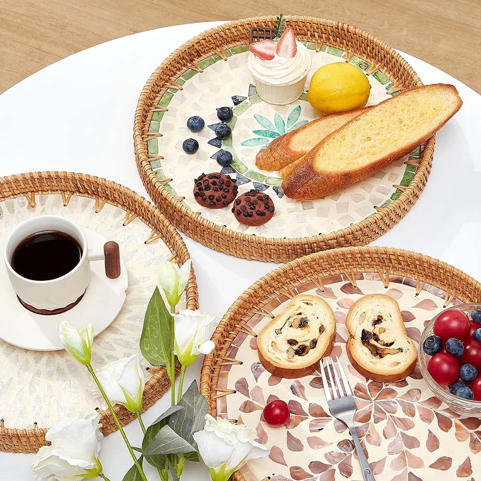 Ingrid Rattan Serving Tray - Image 3