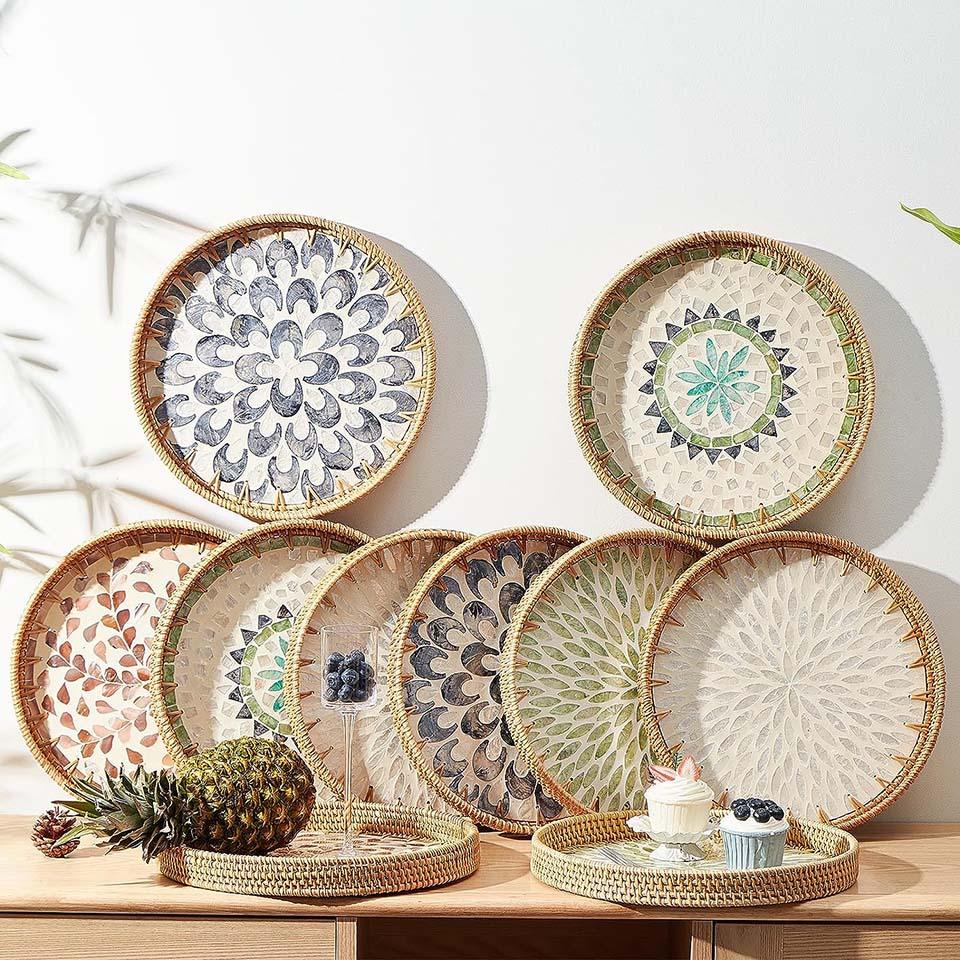 Ingrid Rattan Serving Tray - Image 5