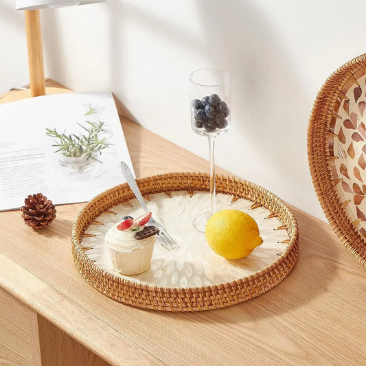 Ingrid Rattan Serving Tray