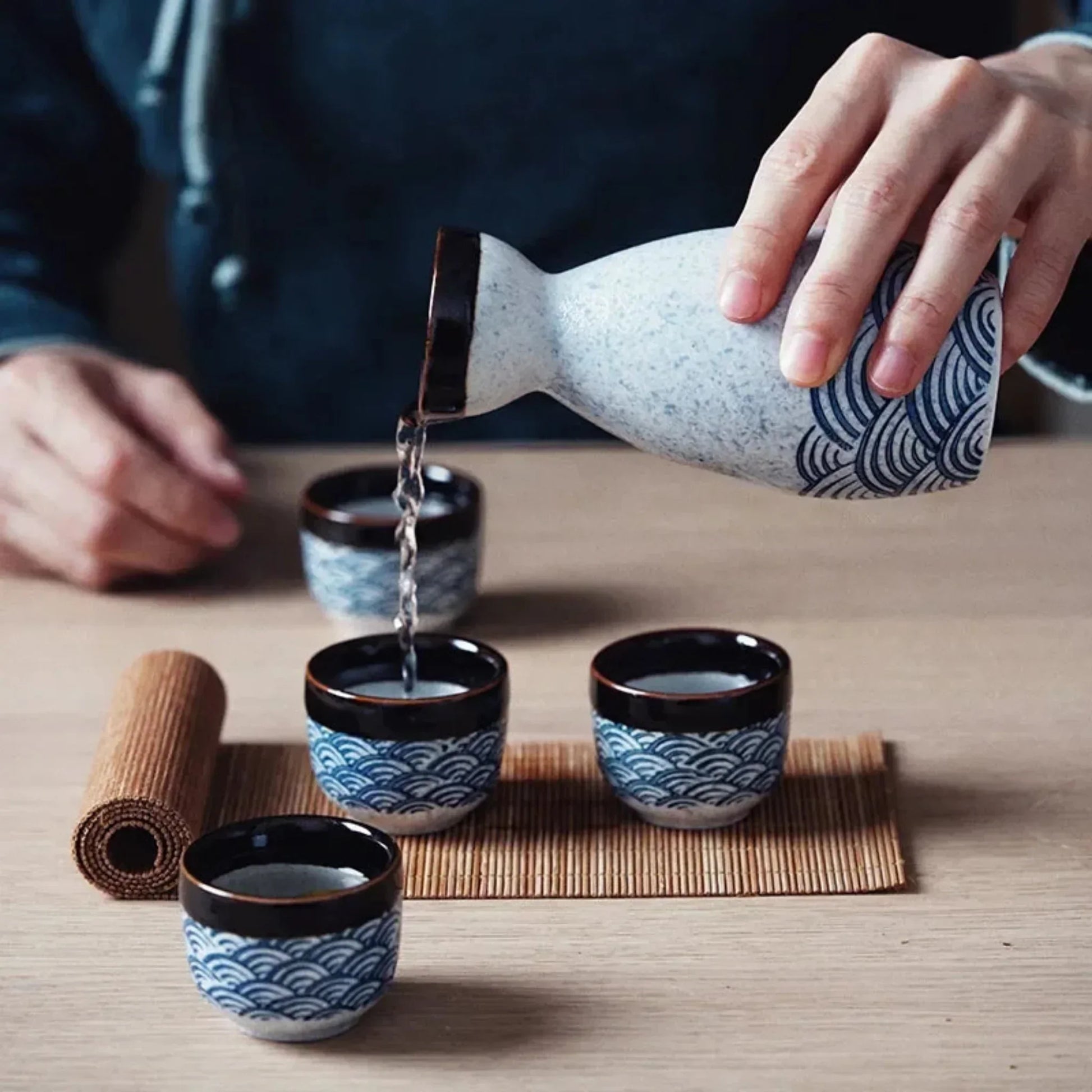 Kaito Ceramic Sake Set