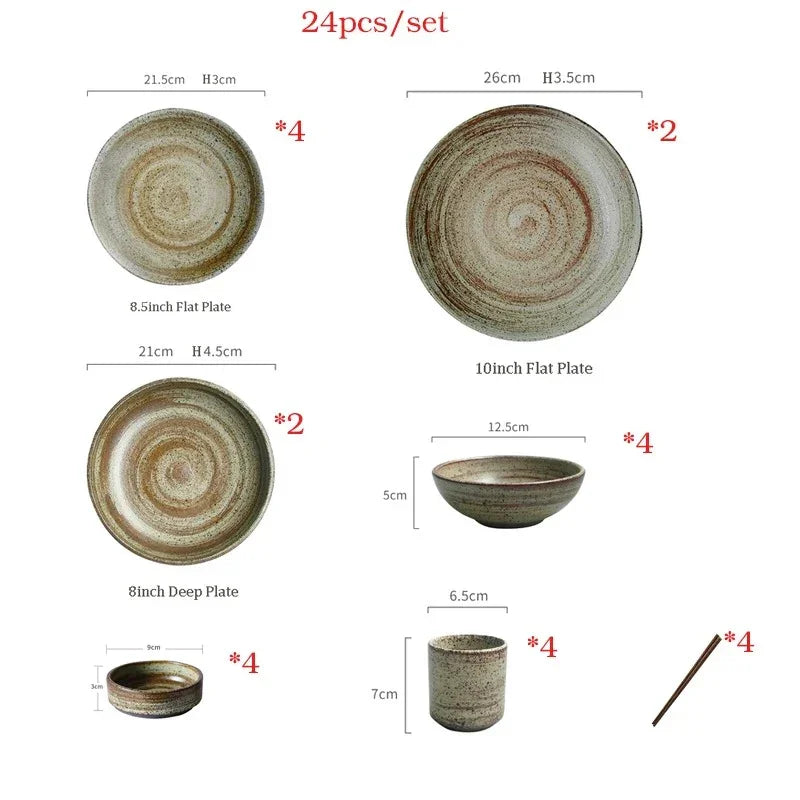 Kyoto Dinner Plate Set - Image 8