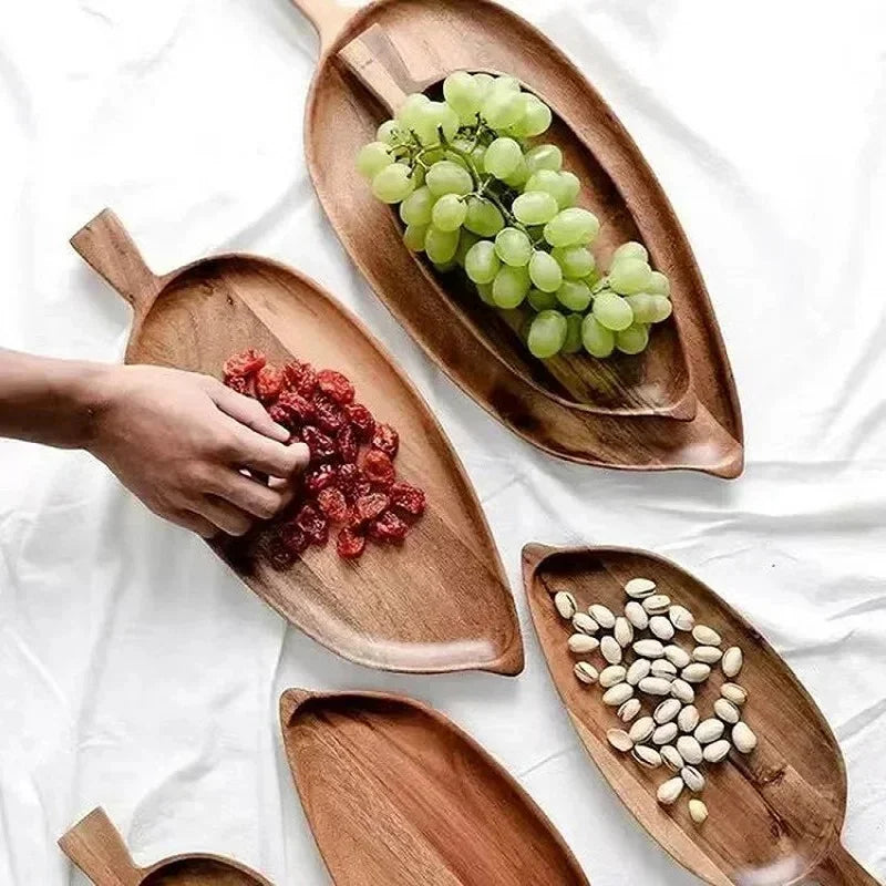 Leaf Wooden Serving Platter