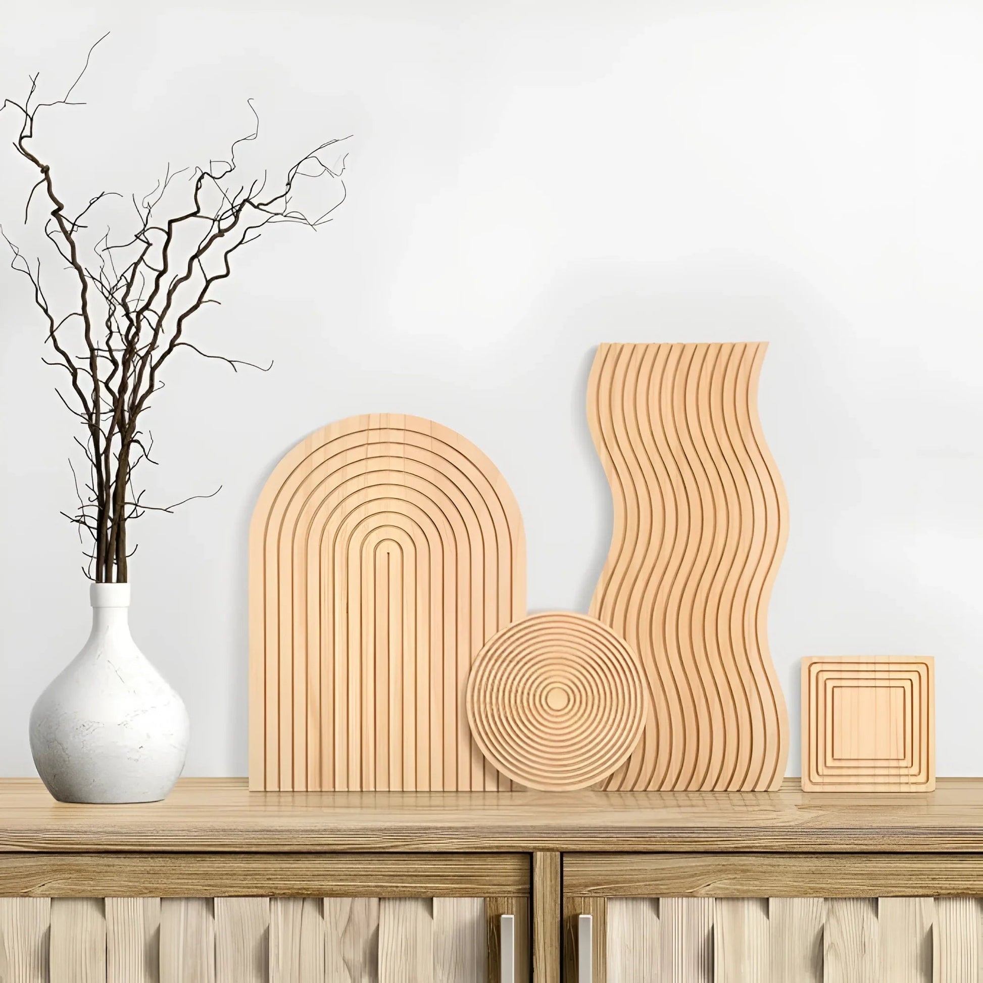 Ripple Wooden Tray - Image 6