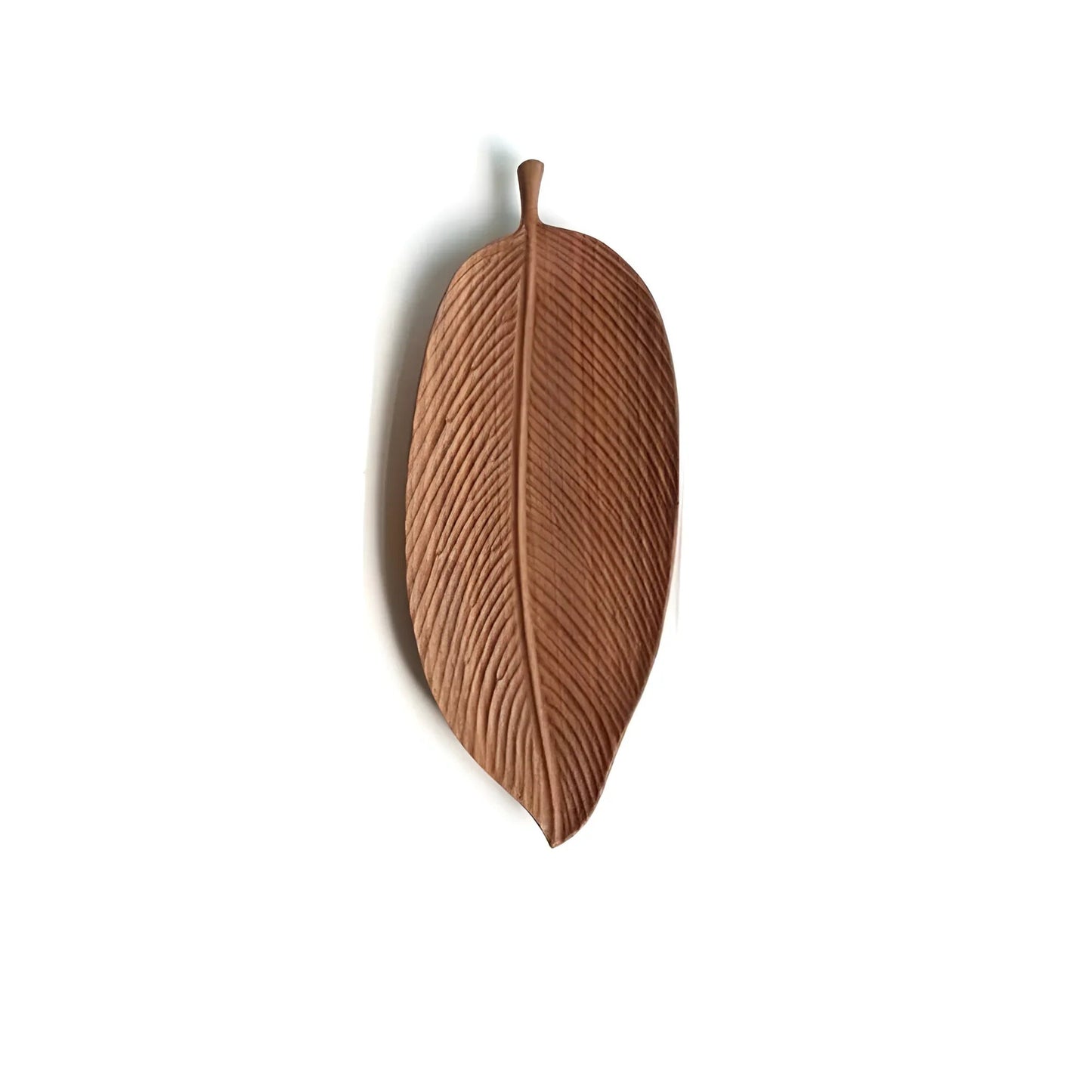 Rustic Leaf Wooden Serving Tray - Image 9