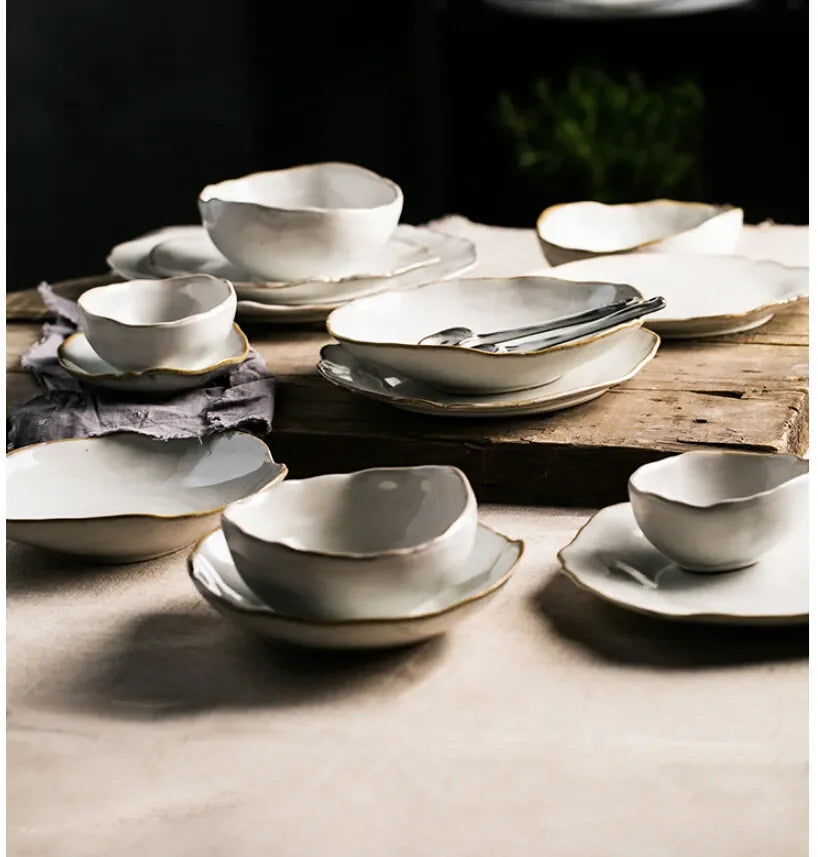 Sculpted Ceramic Dining Set - Image 2