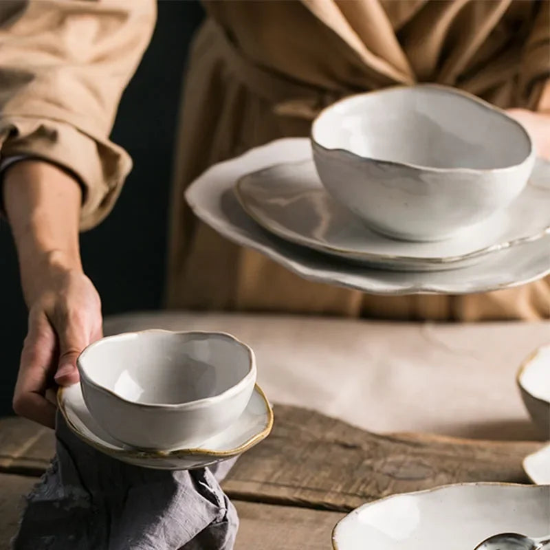 Sculpted Ceramic Dining Set - Image 3