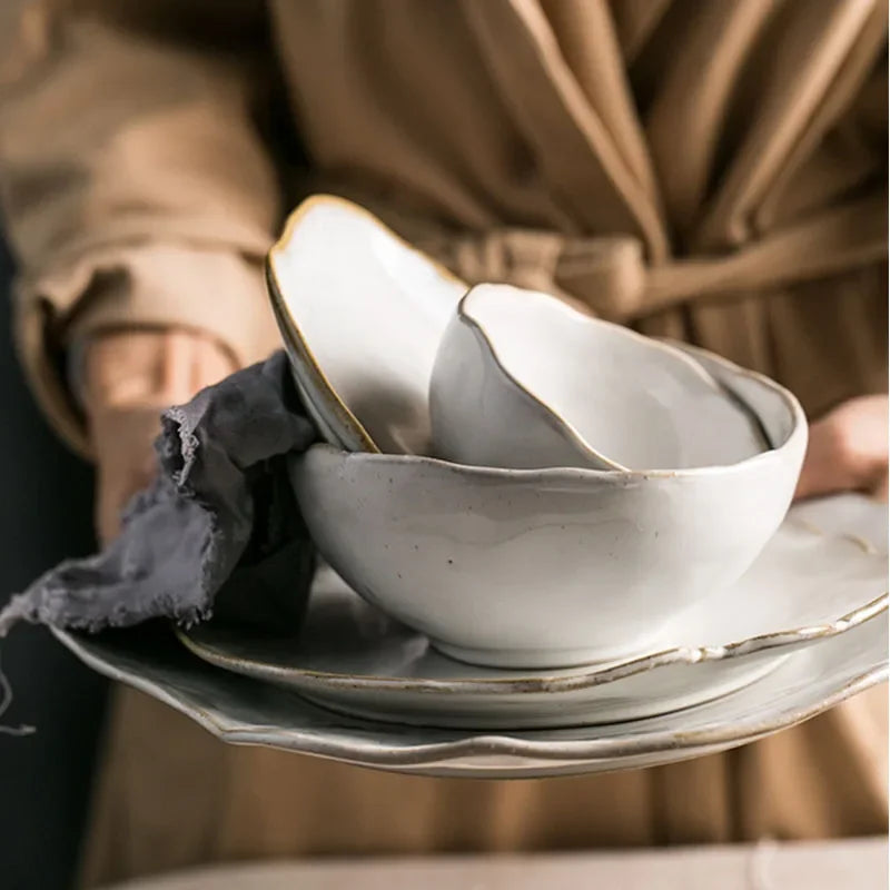 Sculpted Ceramic Dining Set - Image 4