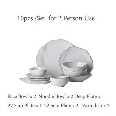 Sculpted Ceramic Dining Set - Image 6