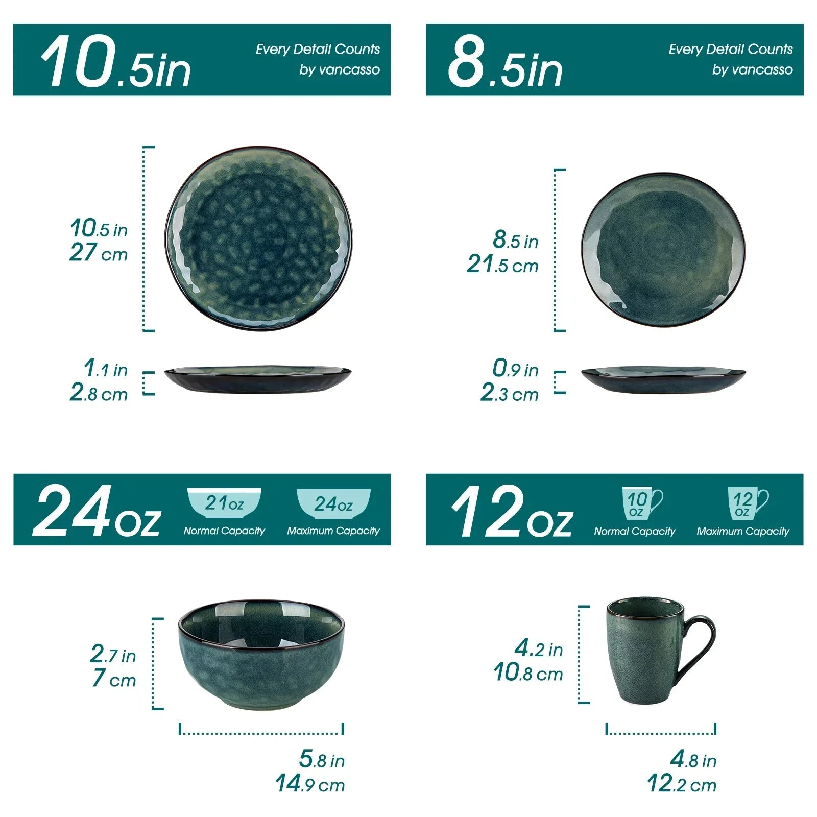 Stellar Green Dinnerware Set - Image 10