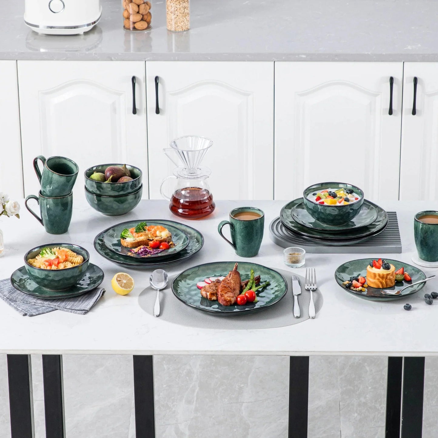 Stellar Green Dinnerware Set - Image 3