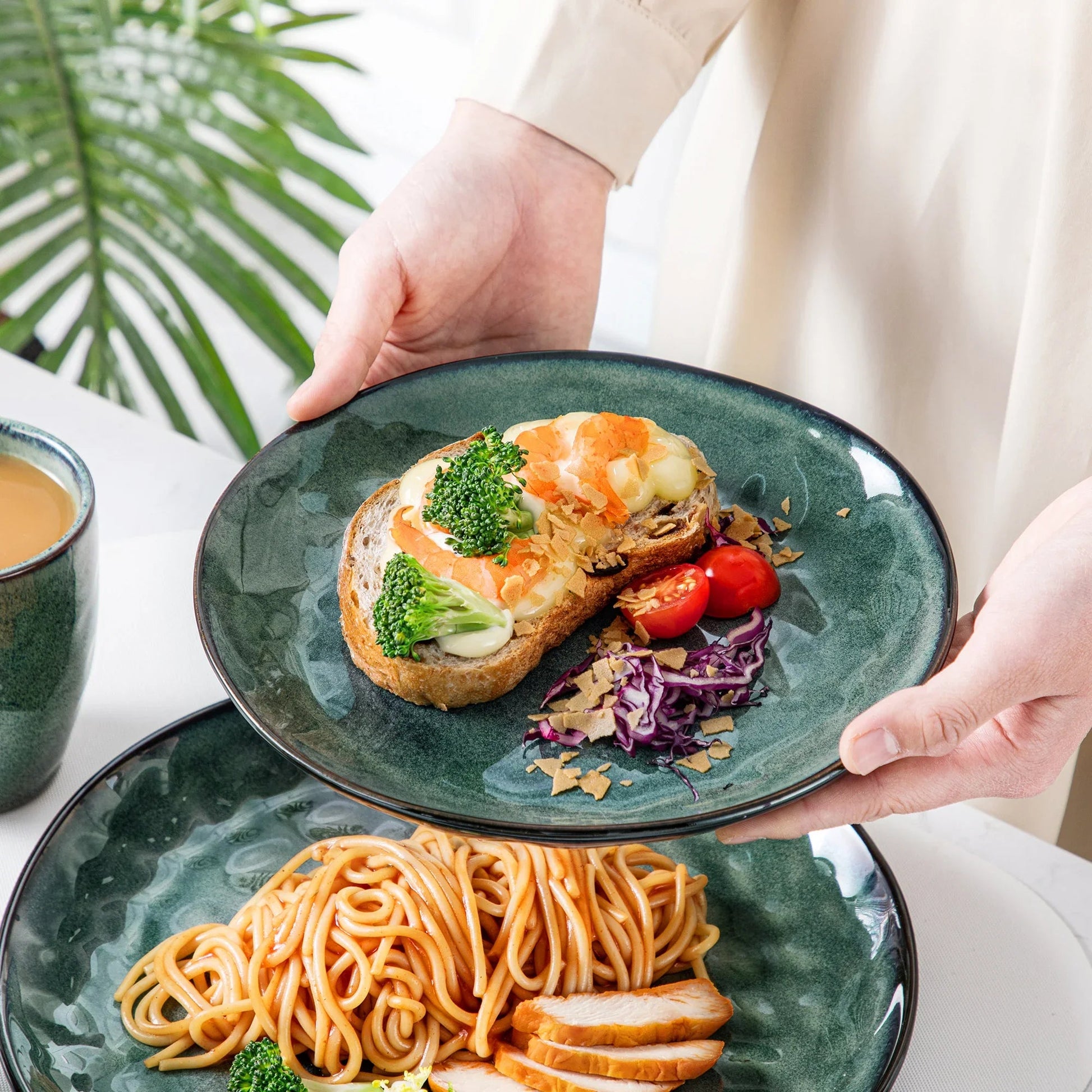 Stellar Green Dinnerware Set